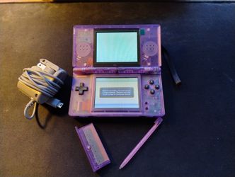Nintendo DS Lite - Transparent Purple Shell