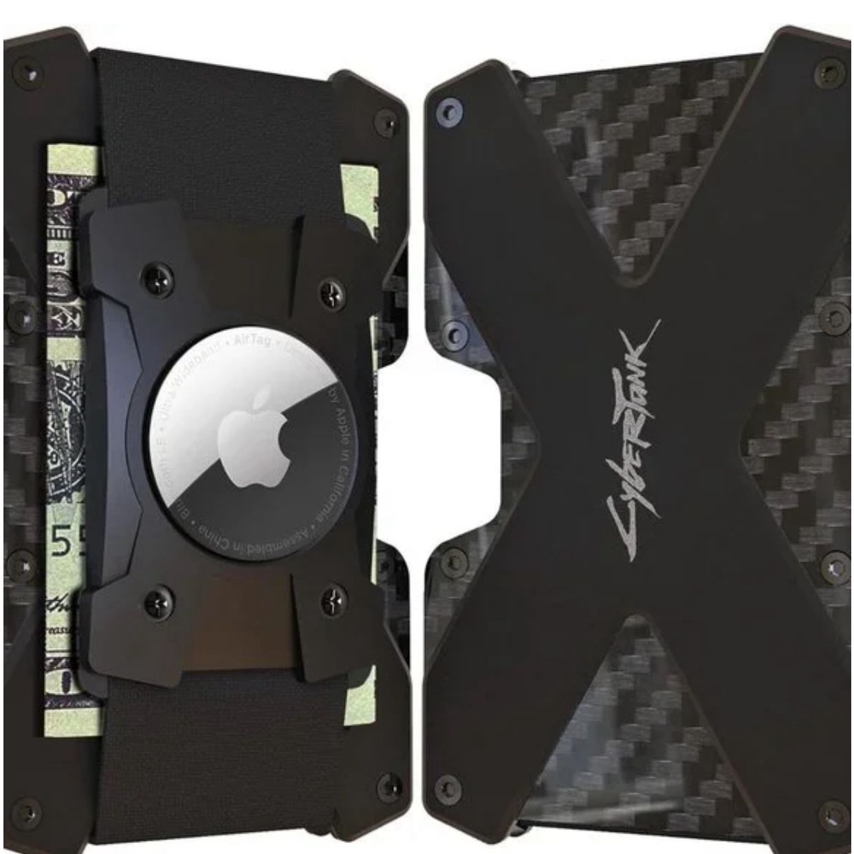 BRAND NEW IN SEALED BOX CYBERTANK WALLET WITH AIRTAG HOLDER