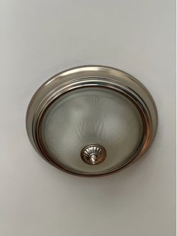 Dome Shaped Ceiling Light with embedded design on Glass