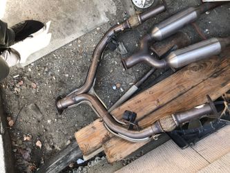 370z stock Y pipe