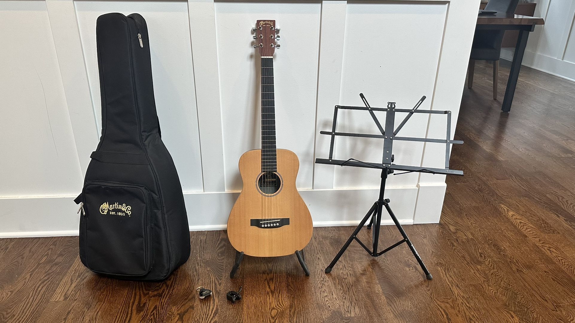 Martin LX1 Guitar w/case, Etc