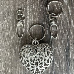 Valentines Heart Key chain