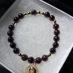 Crystal Bracelet Garnet