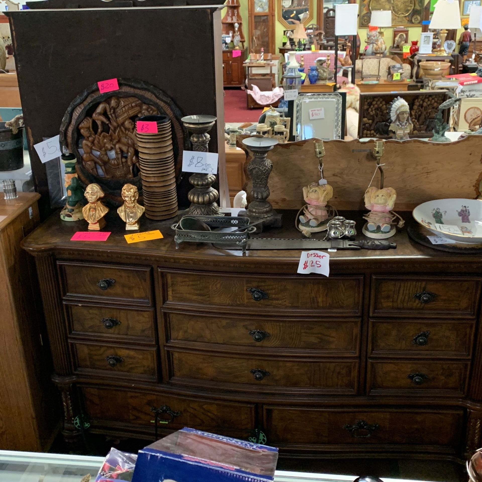 Vintage Wooden Dresser