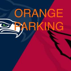 Orange West Parking Pass AZ Cardinals Vs Seattle Seahawks 