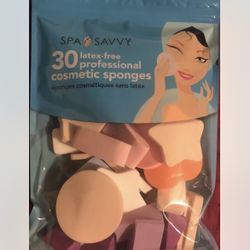 30pcs Makeup Cosmetic Powder Wedges Sponges Puffs Foundation Blender Facial Foam