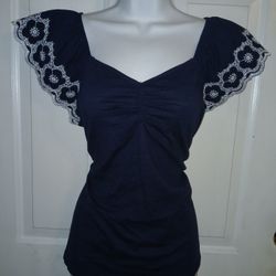 Medium Navy Blue Top