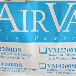 AIRVAC VM4200DS DELUXE SUPER SYSTEM ACCESSORY PACKAGE

New In Box 