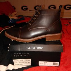 Perry Ellis Brown Boots