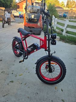 ENFFE Explorer Fat Tire Electric Bike Red