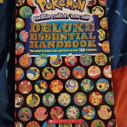 Pokemon "Gotta Catch 'em all!" Deluxe Essential Handbook Book Paper back.