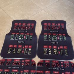 Back to the future floor mats