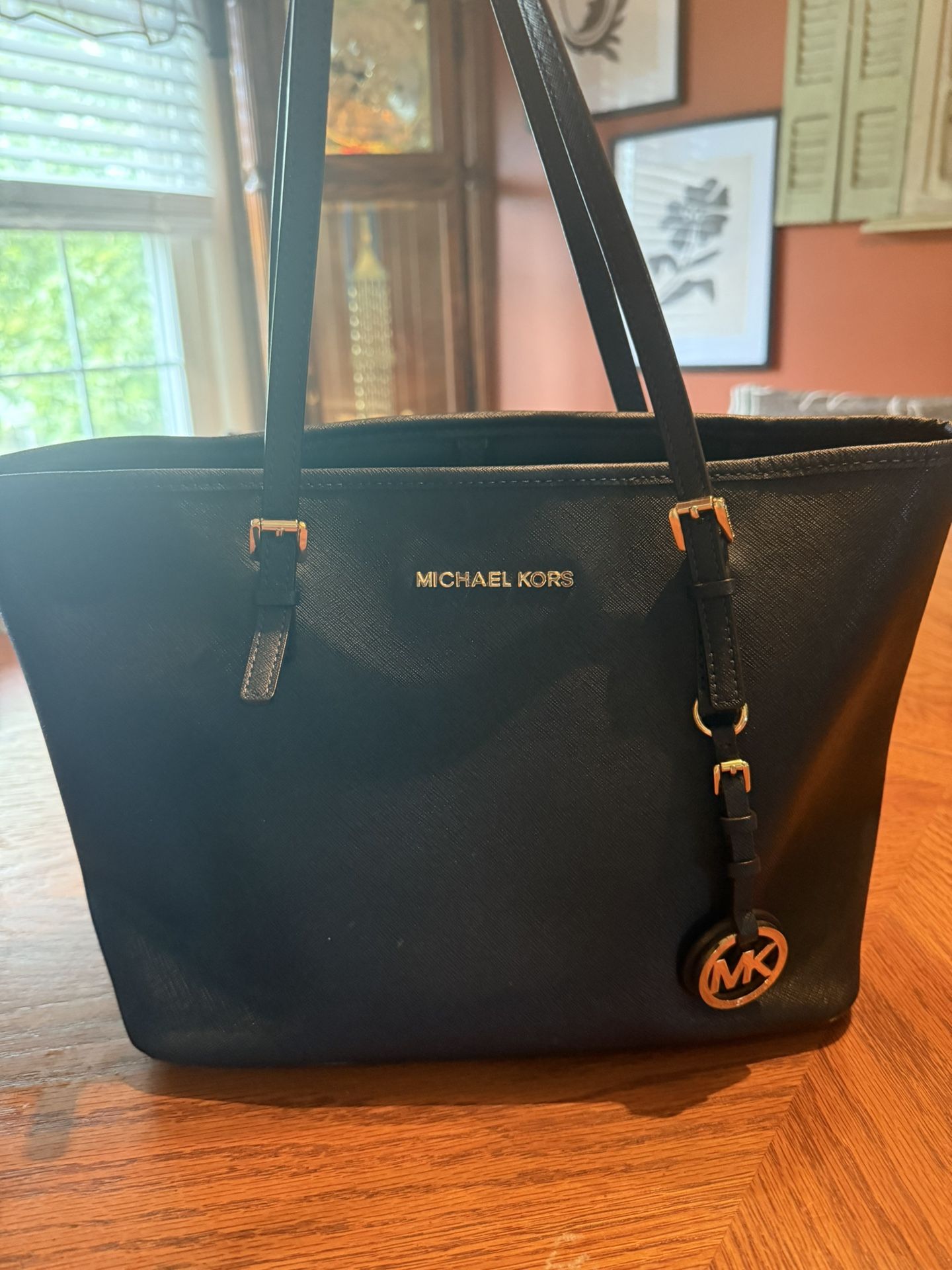 Michael Kors Navy Blue Jet Set Tote