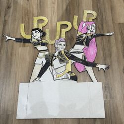 Handmade K-Pop Demon Hunters Display Cutouts – Full Set – $50