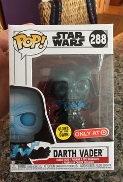Funko pop target exclusive glow in the dark darth Vader