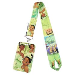 Disney - The Princess and The Frog - Tiana - Card Key Badge Lanyard Keychain Cardholder USB Holder