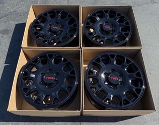 18” oem toyota tacoma Trd factory wheels 18 gloss black rims tacoma
