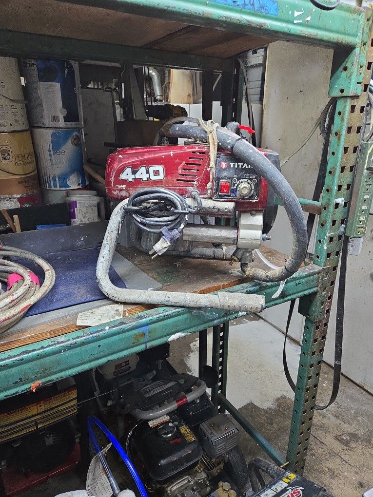 Titan 440 Impact Airless Paint Sprayer Serviced And Ready To Go