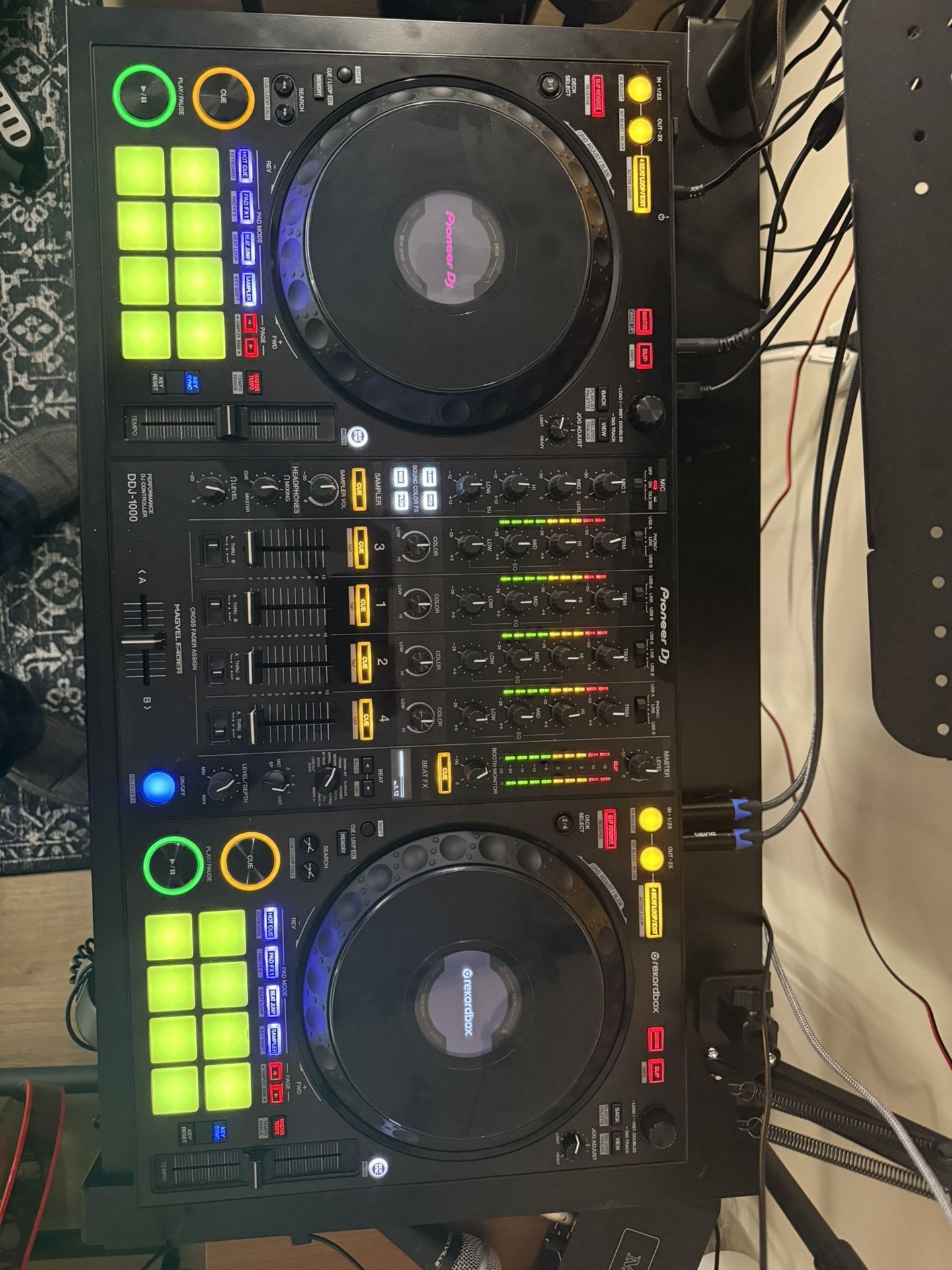 Pioneer DDJ 1000 with gator Case