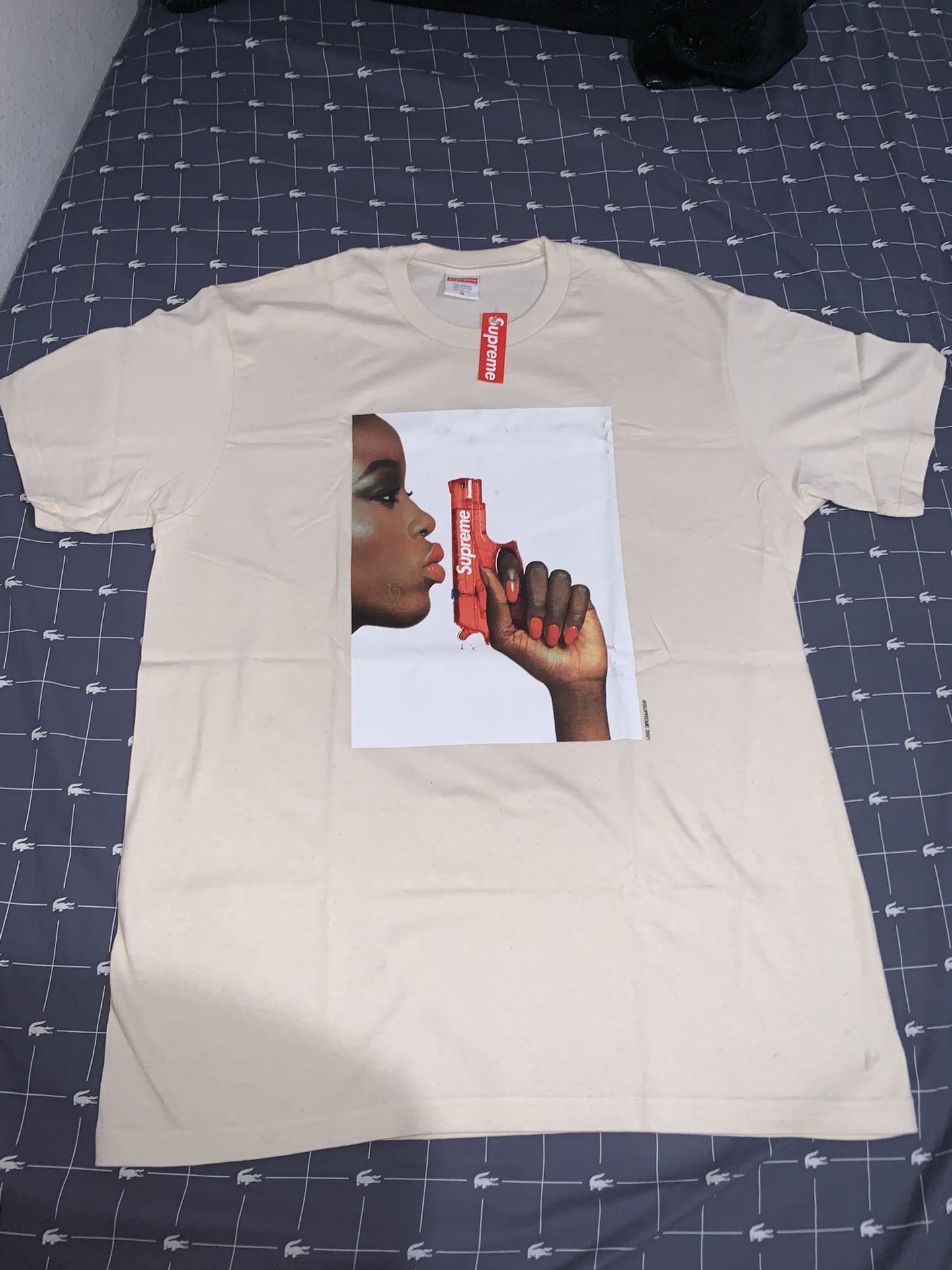 Supreme Water Pistol Tee Natural Size Medium 