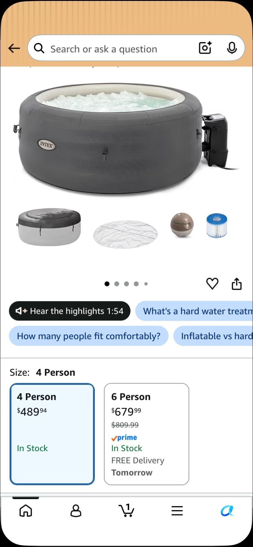 Portable spa