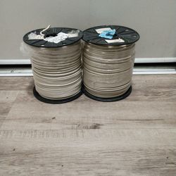 Wire Electric  Color White; Stranded. #10