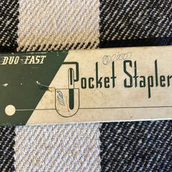 Vintage Duo Fast Pocket Stapler