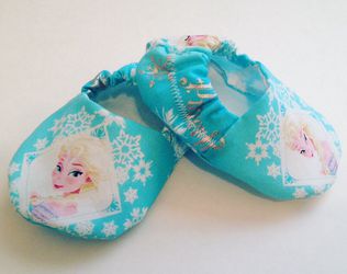 Princess elsa baby booties