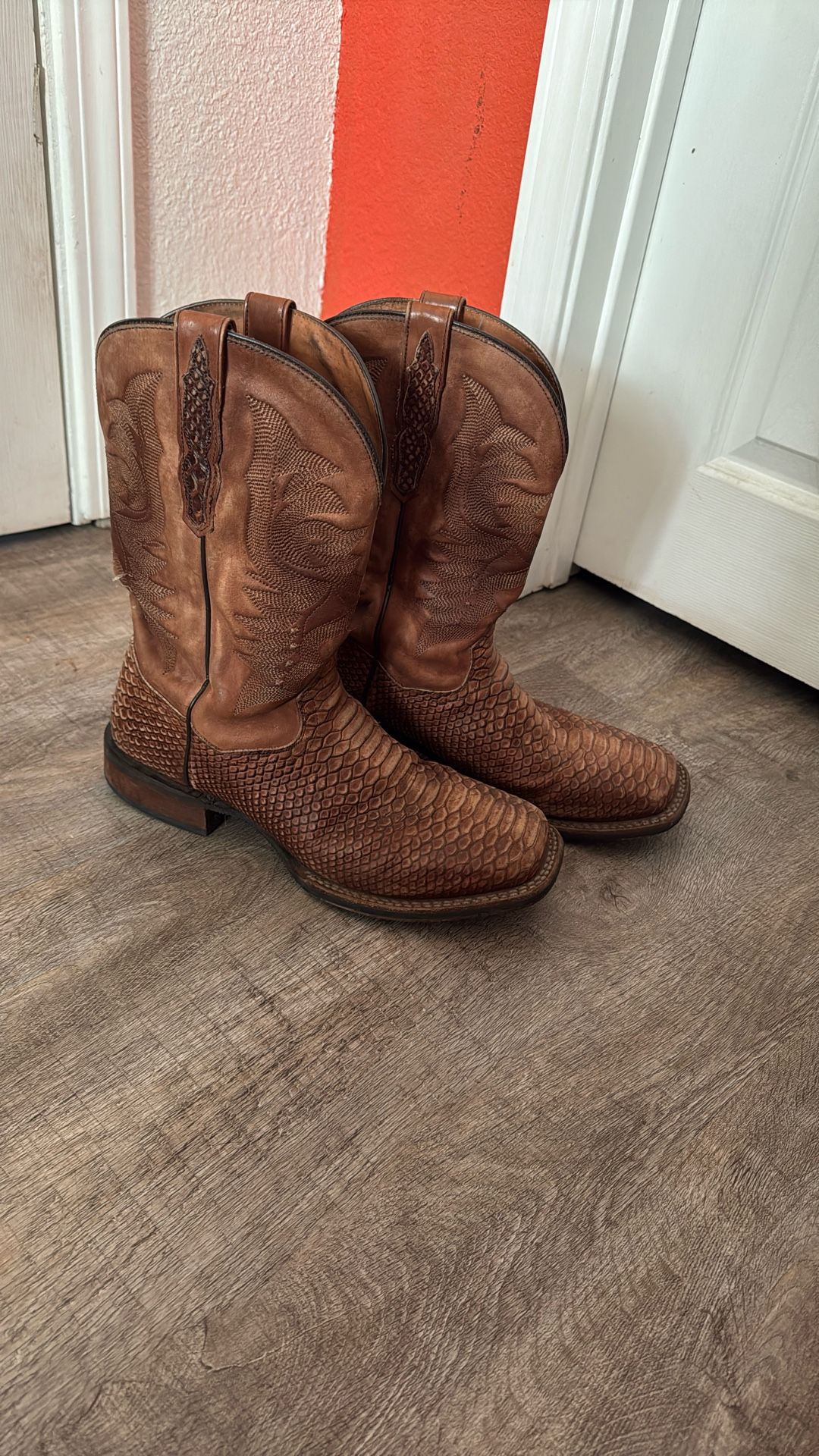 Leather Cowboy Boots