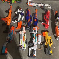 Crate Of 60+ Nerf Guns