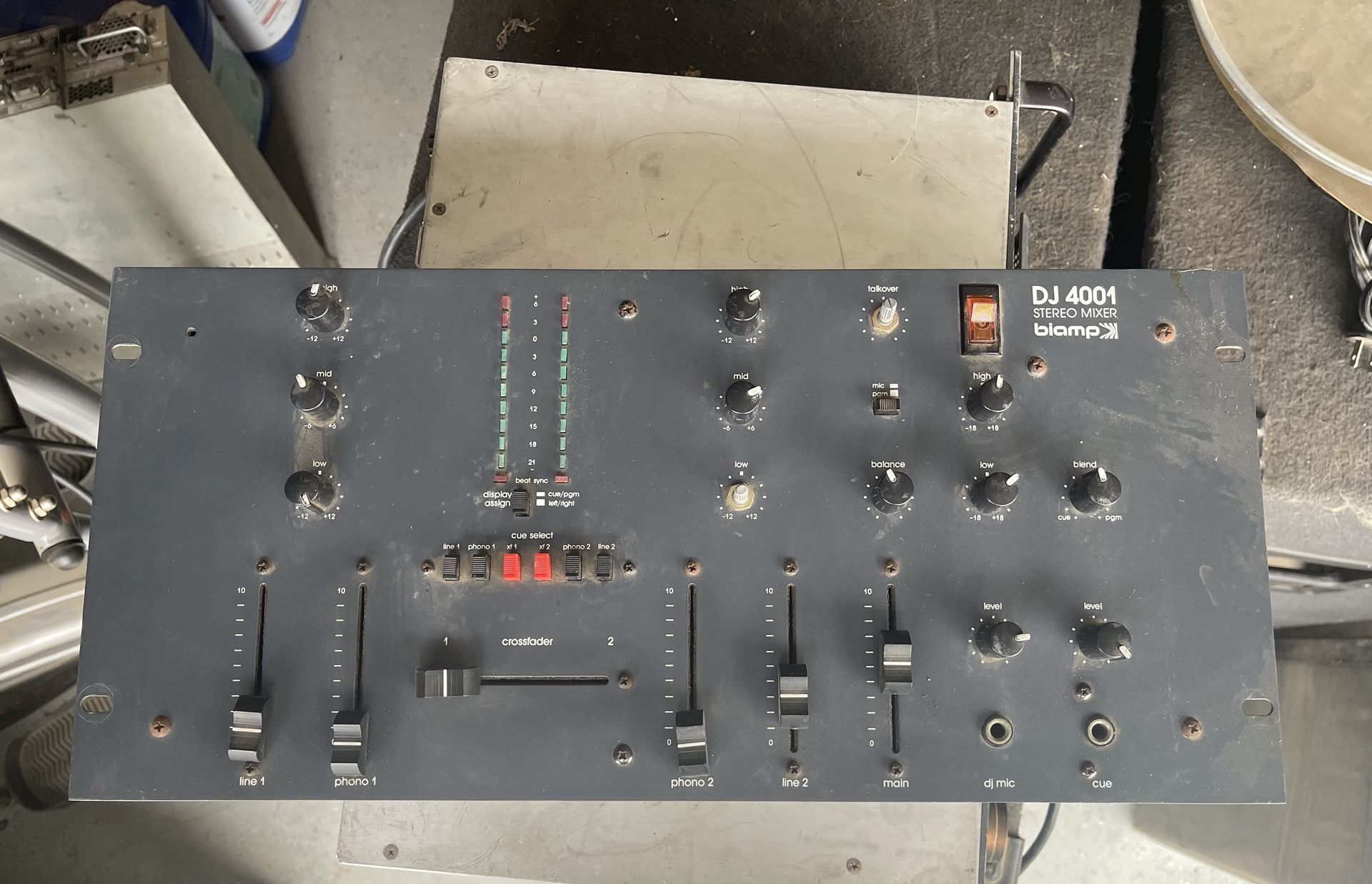 DJ 4001 Stereo Mixer Biamp Vintage