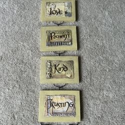 Home interiors Love Is Joining Plaques 