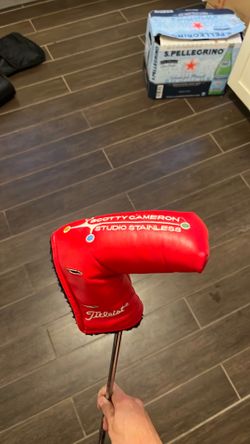 Callaway Bobby Jones putter, Scotty Cameron headcover