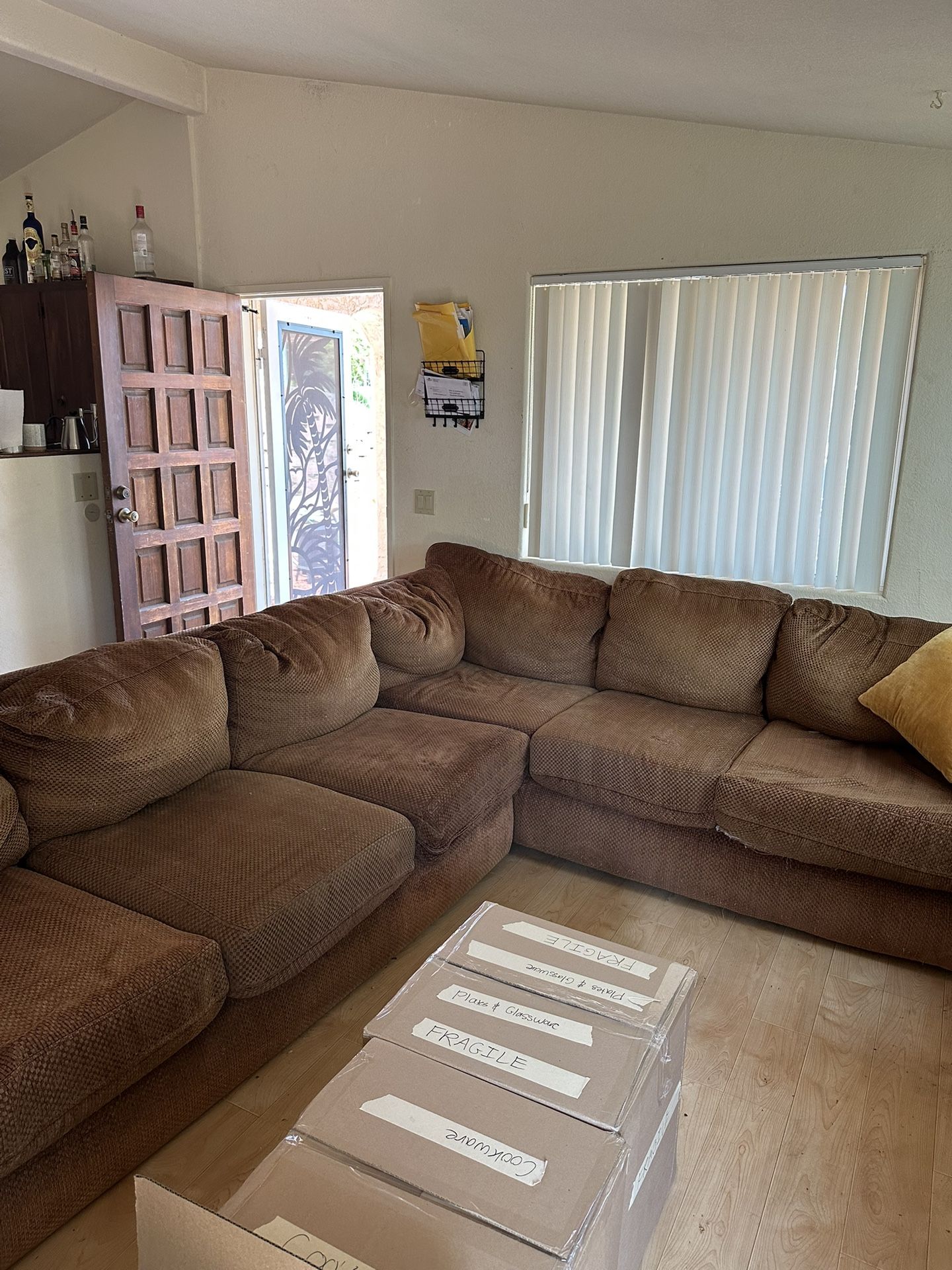 Brown Sectional Couch