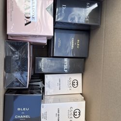 Multiple colognes/perfumes