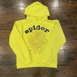 Yellow Sp5der Hoodie