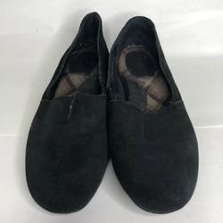 Born Flats Shoes Women Size 6.5M Black Suede Upper