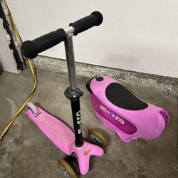 Kids Micro Scooter With Seat