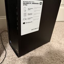 HP Desktop With Monitor And Keyboard