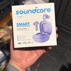 Soundcore P40i by Anker, Noise Cancelling Wireless Earbuds, Adaptive Noise Cancelling to Environments, Heavy Bass, 60H Playtime, 2-in-1 Case and Phone