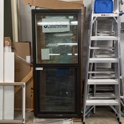 Alside Sliding Window W 26 1/2 X H 60 1/4 With Screen 