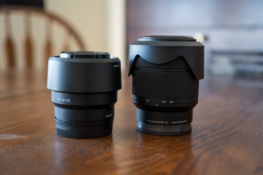 Sony FE 50mm F/1.8 & 28-70 F/3.5-5.6