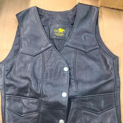 Women's Medium Leather Vest