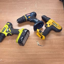 Three Drills For Sale $70 OBO
