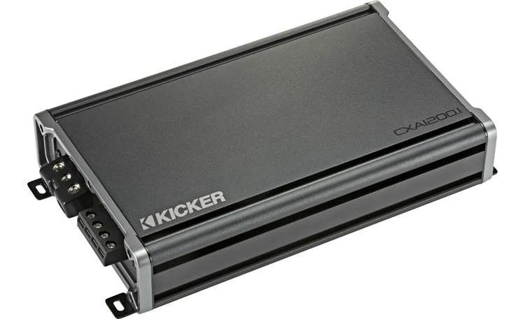 Kicker 46CXA1200.1T CX Series mono subwoofer amplifier — 1,200 watts RMS x 1 at 2 ohms