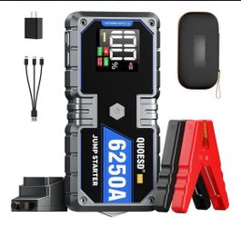 Arrancador Portátil 12v Con 2 Usb Y Pantalla Hd/12v Portable Starter With 2 Usb And Screen
