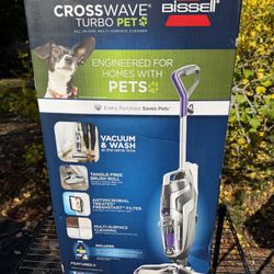 Bissell Cross wave turbo Pet Vaccum And wash 