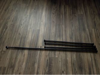 Curtain Rod, Black (1 Large and 3 Smaller Available)