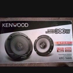 Kenwood Speakers Brand New 6 1/2 