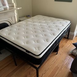 black bed frame for full size bed